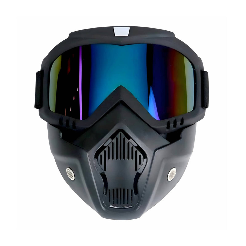 VeloShield motocross goggles and mask set