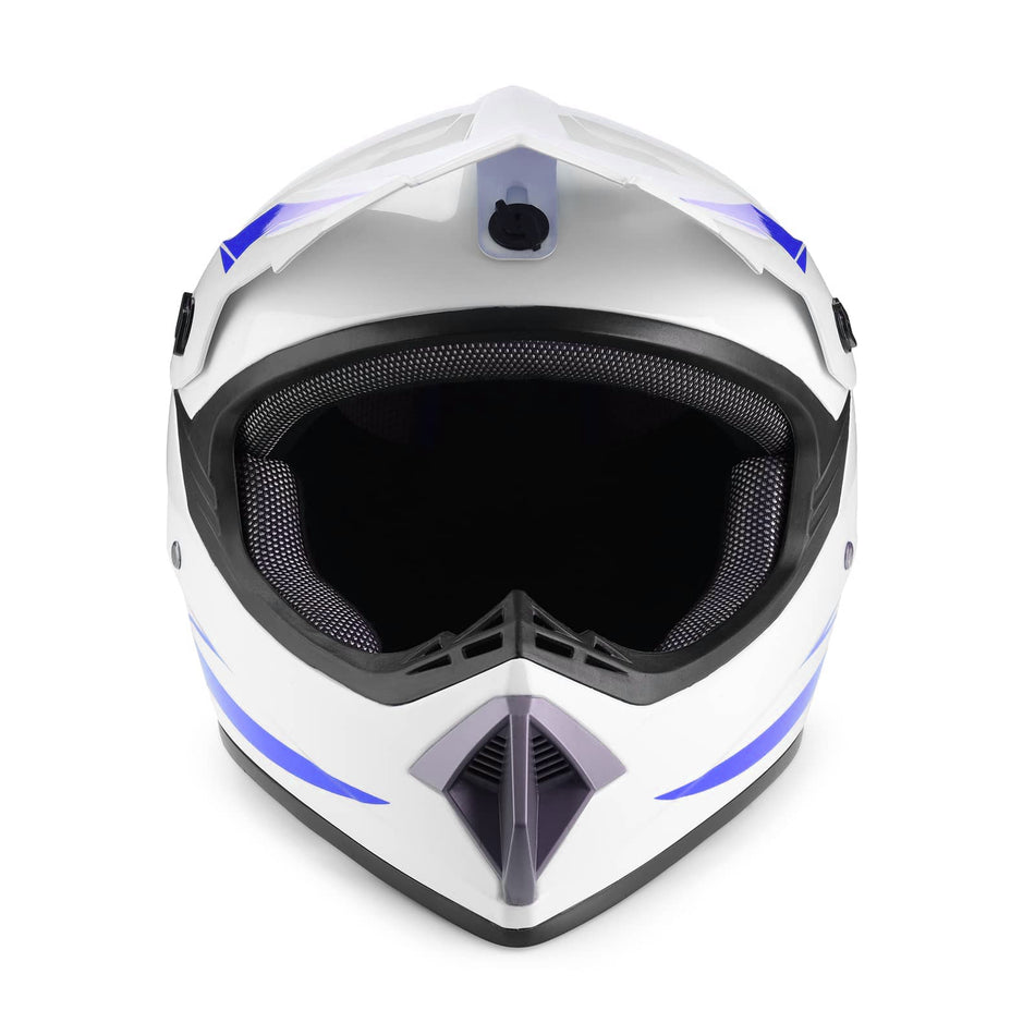 Ruggedon mx helmet white red