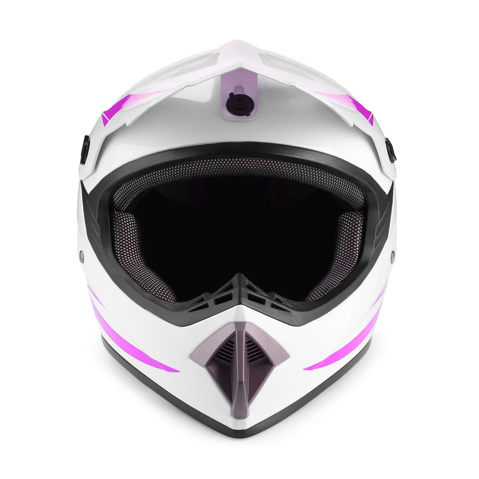 Ruggedon mx helmet white red