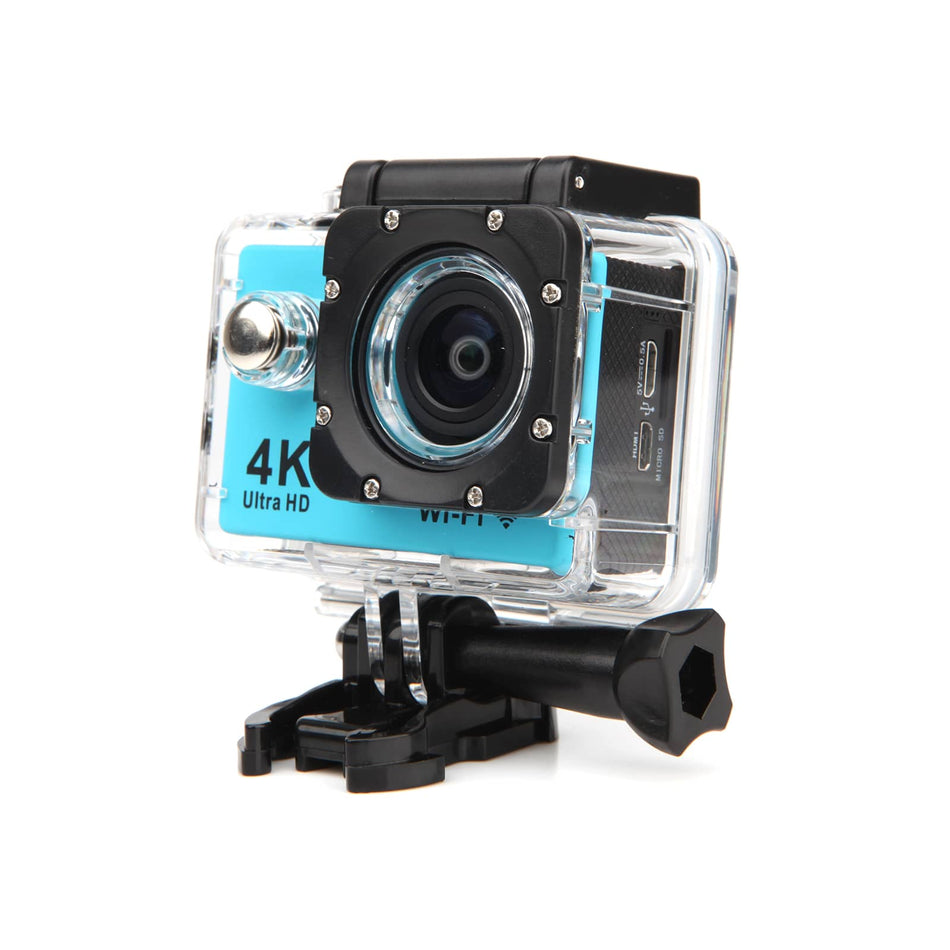 VortixCam 4k action camera blue