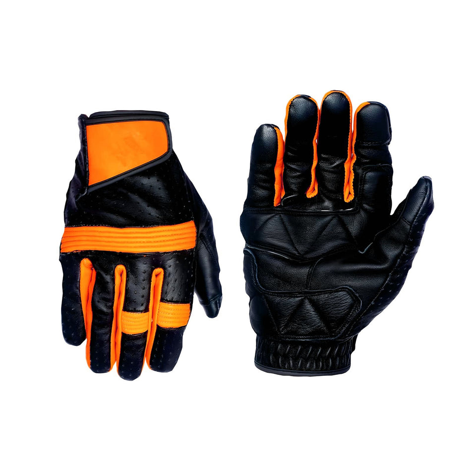 SteelGrip motorcycle gloves black yellow