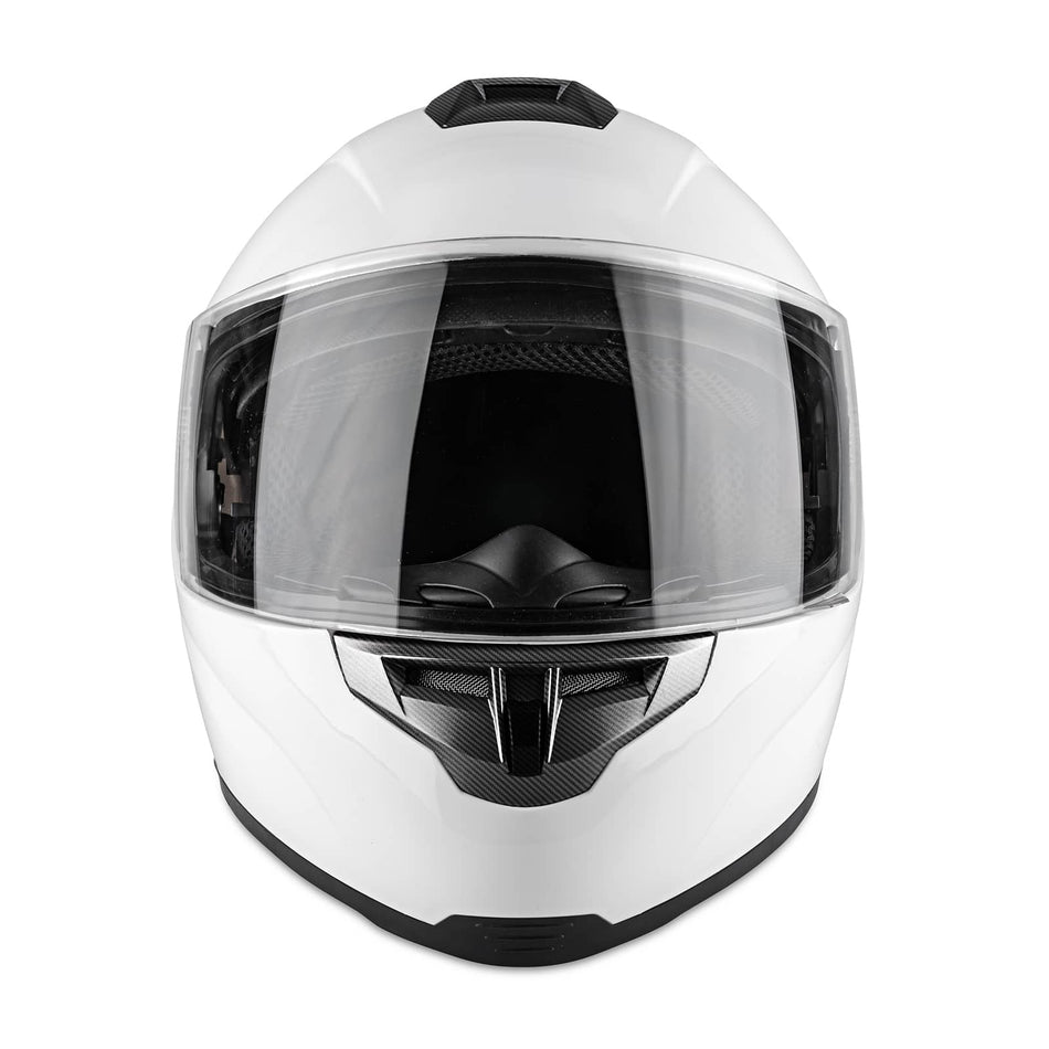 Stormguard full face helmet glossy white