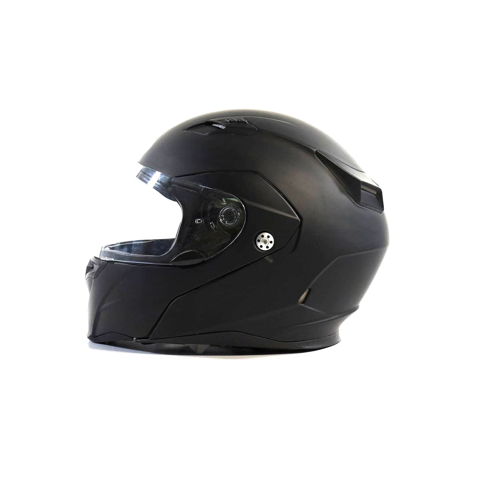 Skyvault full face helmet matte black with intercom