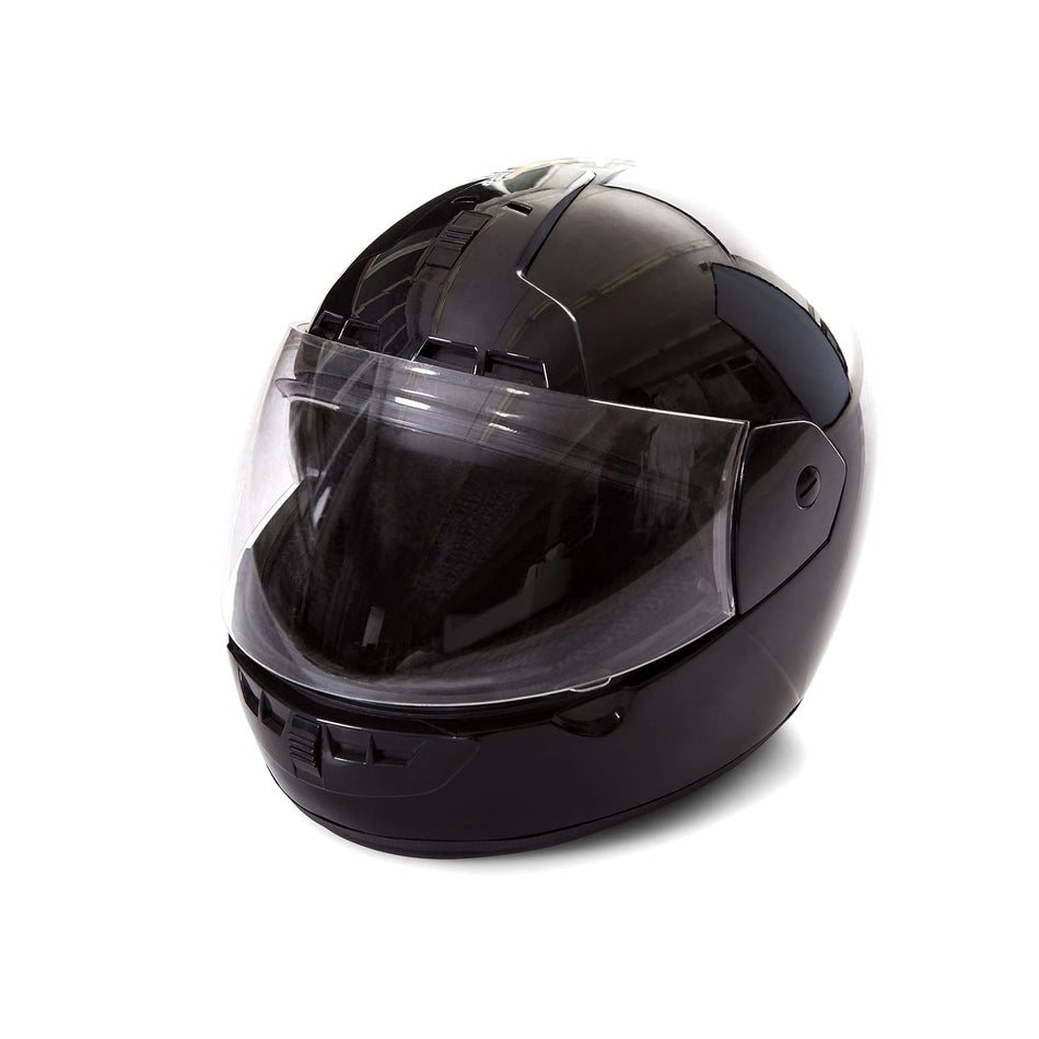 Morvex full face helmet glossy black