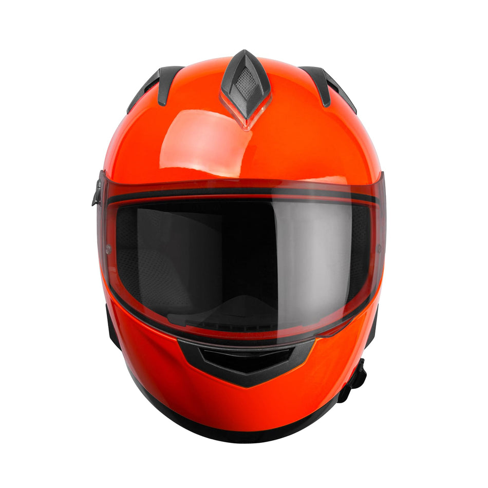 Thrivex full face helmet glossy red