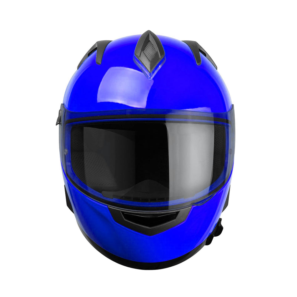 Thrivex full face helmet glossy red