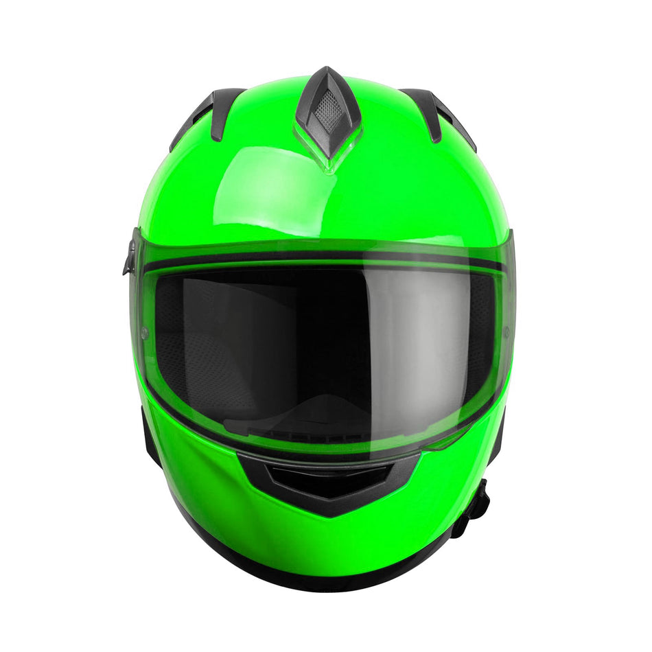 Thrivex full face helmet glossy red