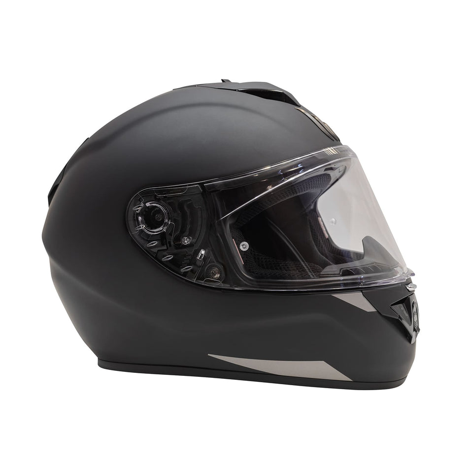 Frenox full face helmet matte black with intercom