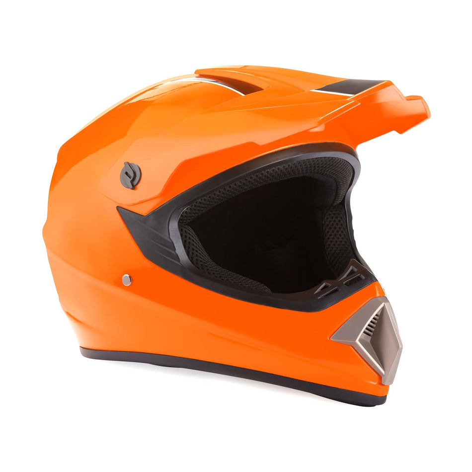 RoadXtreme racing mx helmet glossy orange