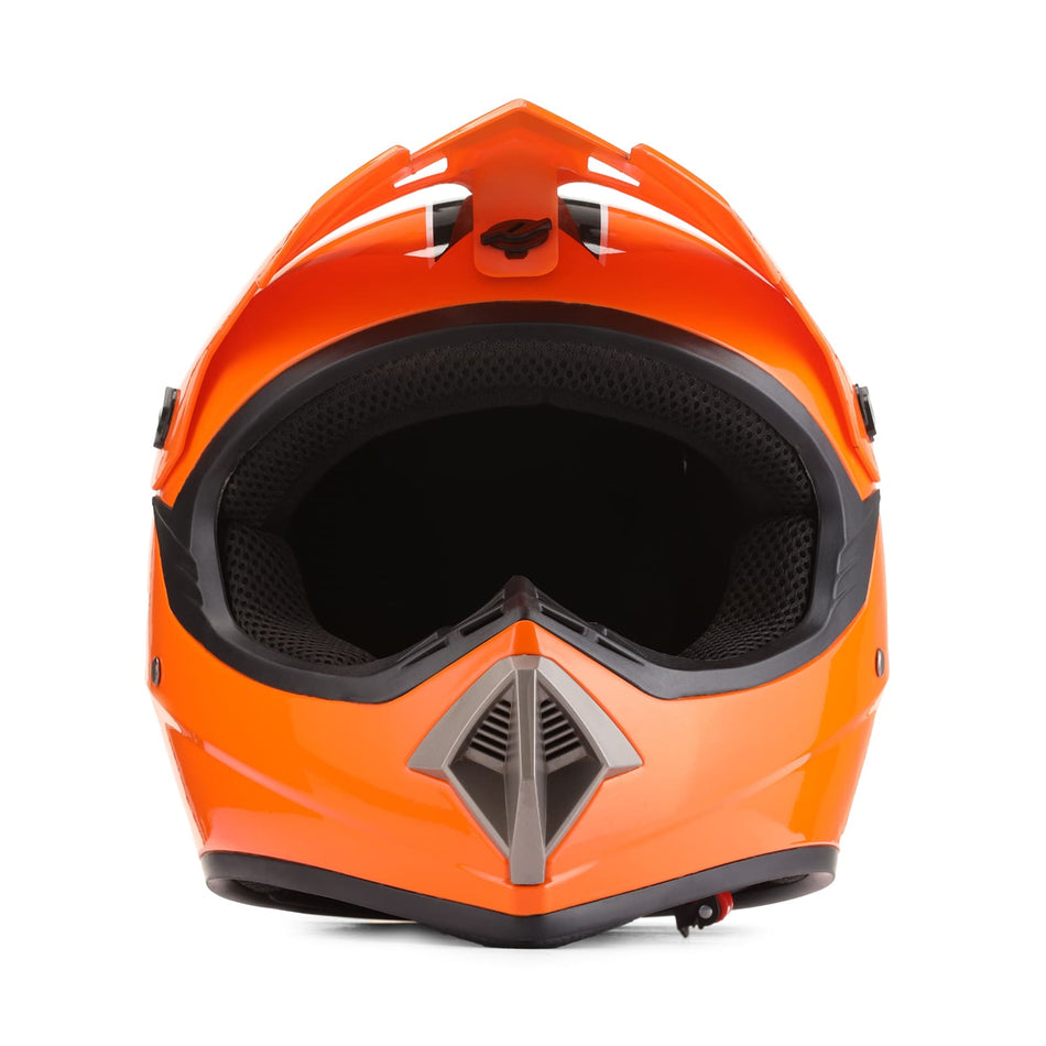 RoadXtreme racing mx helmet glossy orange