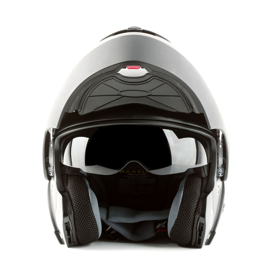 Drivor flip-up helmet matte black with tinted
