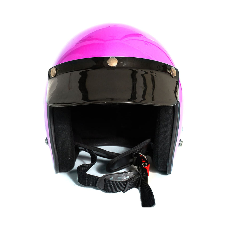 Cravix open face helmet glossy pink