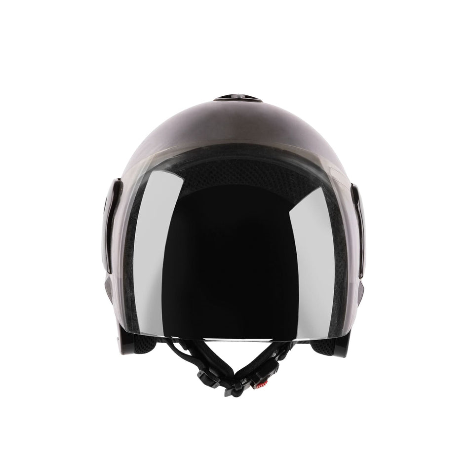Brynor open face helmet matte black