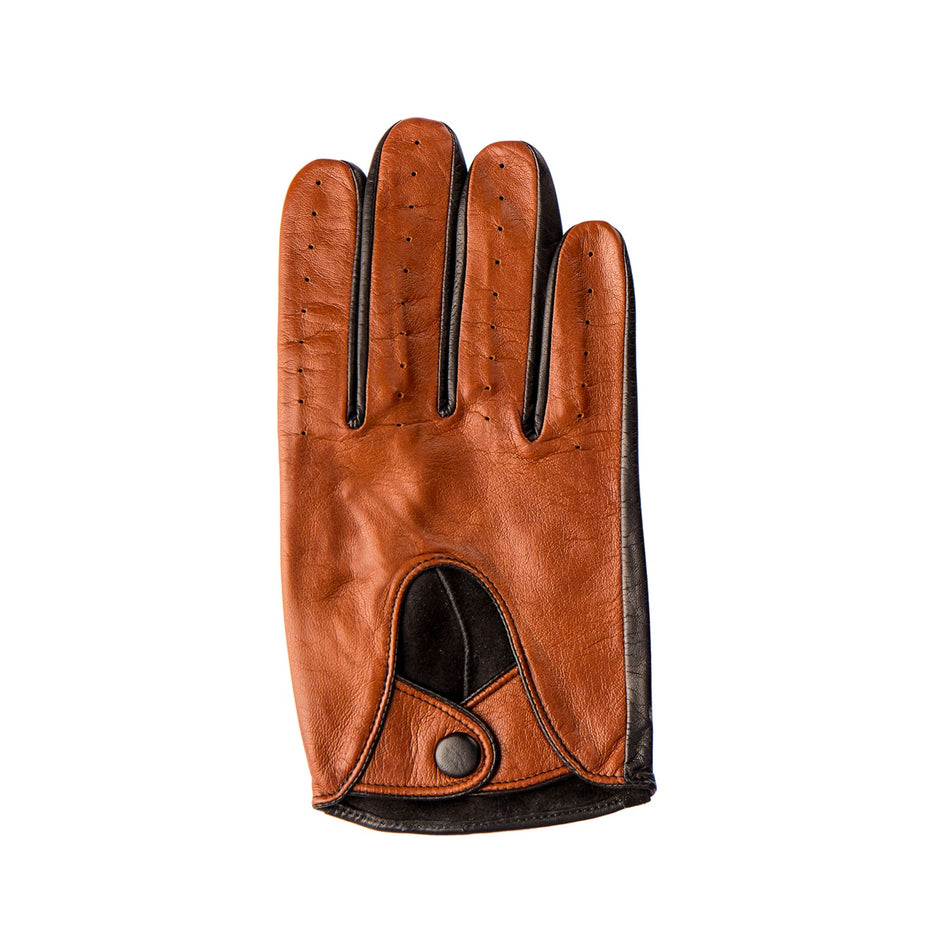Fentrax leather gloves black brown