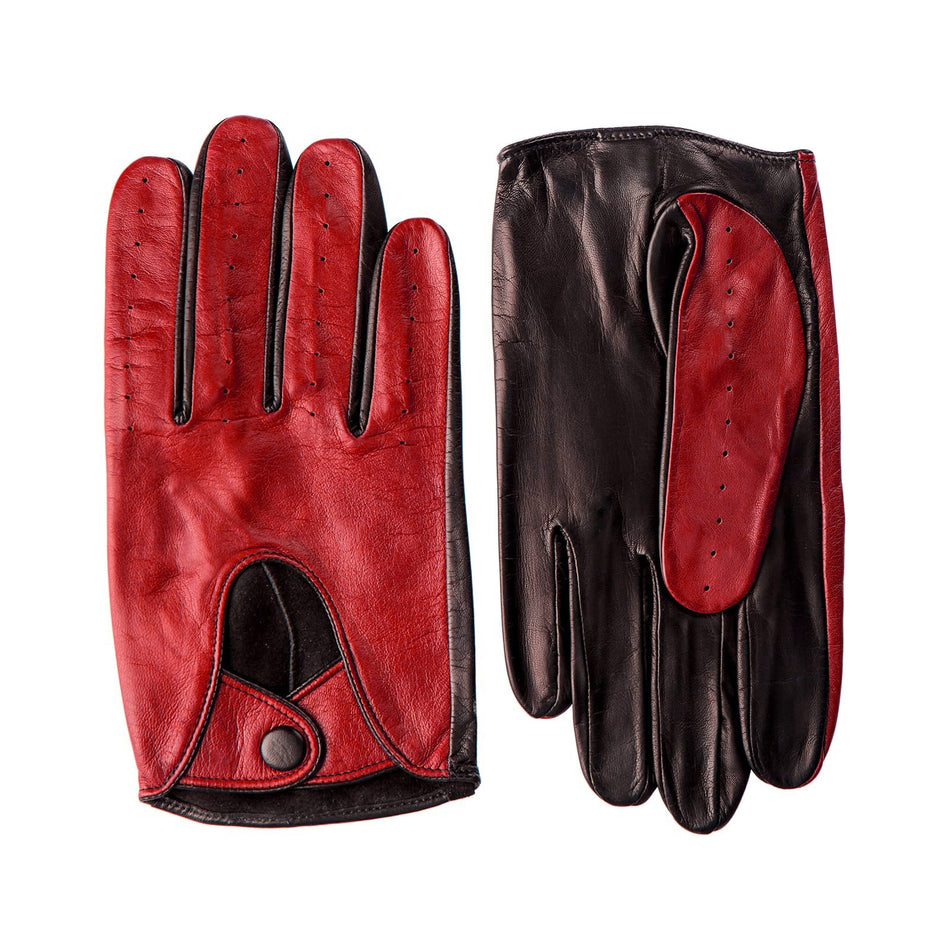 Fentrax leather gloves black brown