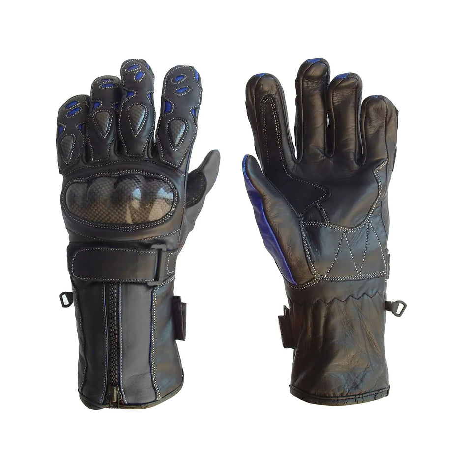 Braxior mx gloves blue black