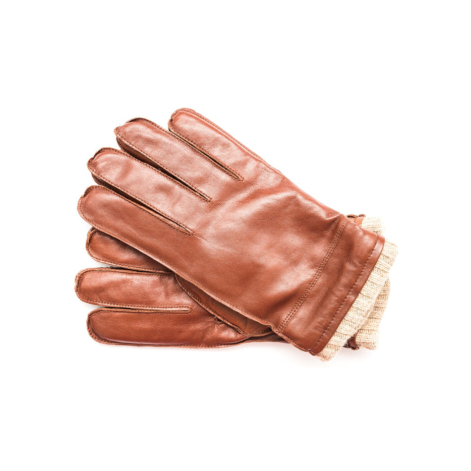 Exivor motorcycle leather gloves light brown